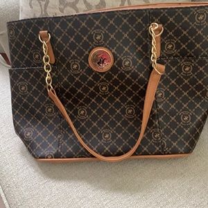 Beverly Hills Polo Club tote with matching wallet